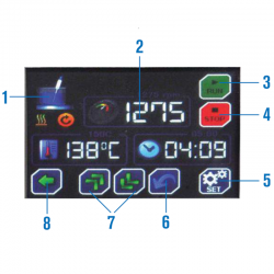Agitateur de laboratoire | Agitateur magnétique chauffant 10L Agimatic REV TFT plateau inox Selecta 7000837 | 7000837