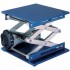 Élévateur de laboratoire aluminium ECO 3 modèles : Description:Charge 14 kg, Dimensions:100x100 mm, Hauteur:65-140 mm