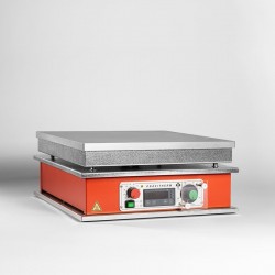 Plaque chauffante | Plaque chauffante de précision PZ 300°C avec régulateur de température Gestigkeit Harry™ | GES-PZ28-2
