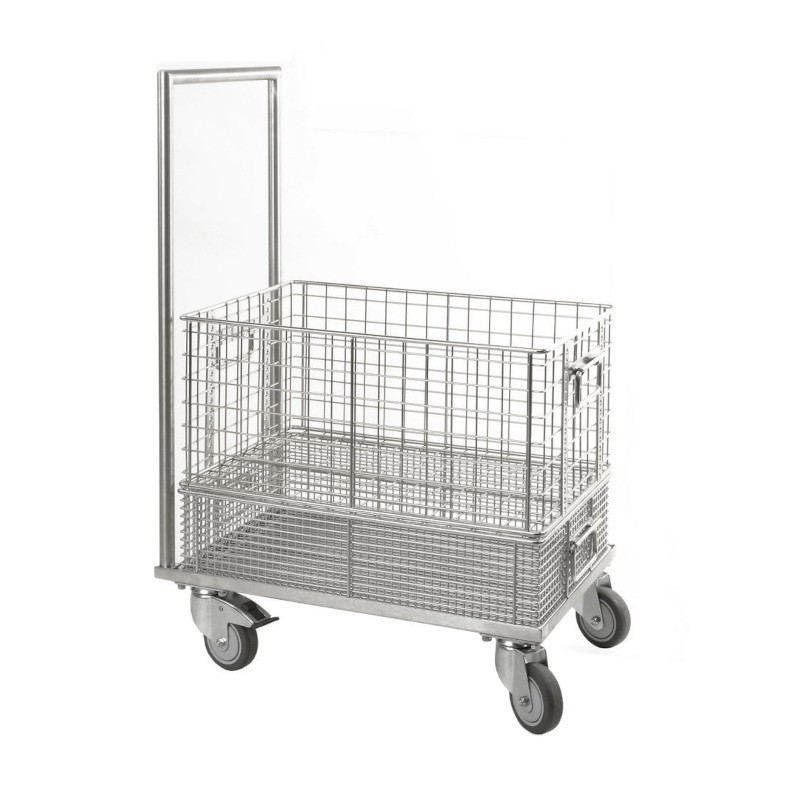 Chariot Inox | Chariot inox pour paniers Bochem™ 17330 | BOC-17330