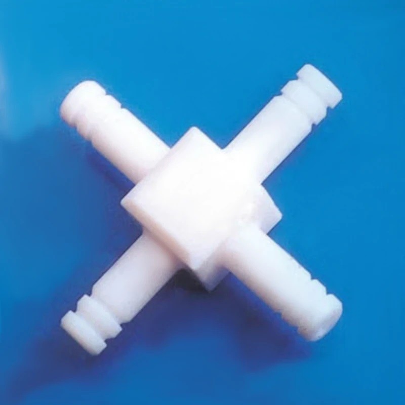 Raccord et tuyau de laboratoire | Raccord cannelé Téflon PTFE 4 voies Cowie technology™ 7 modèles | COW-016111252 Raccord et tuyau de laboratoire | Raccord cannelé Téflon PTFE 4 voies Cowie technology™ 7 modèles | COW-016111252