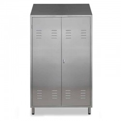 Armoire inox | Armoire range-balais inox 2 portes 950 x 500 x 1800 / 2160 mm | X-2002-441_1