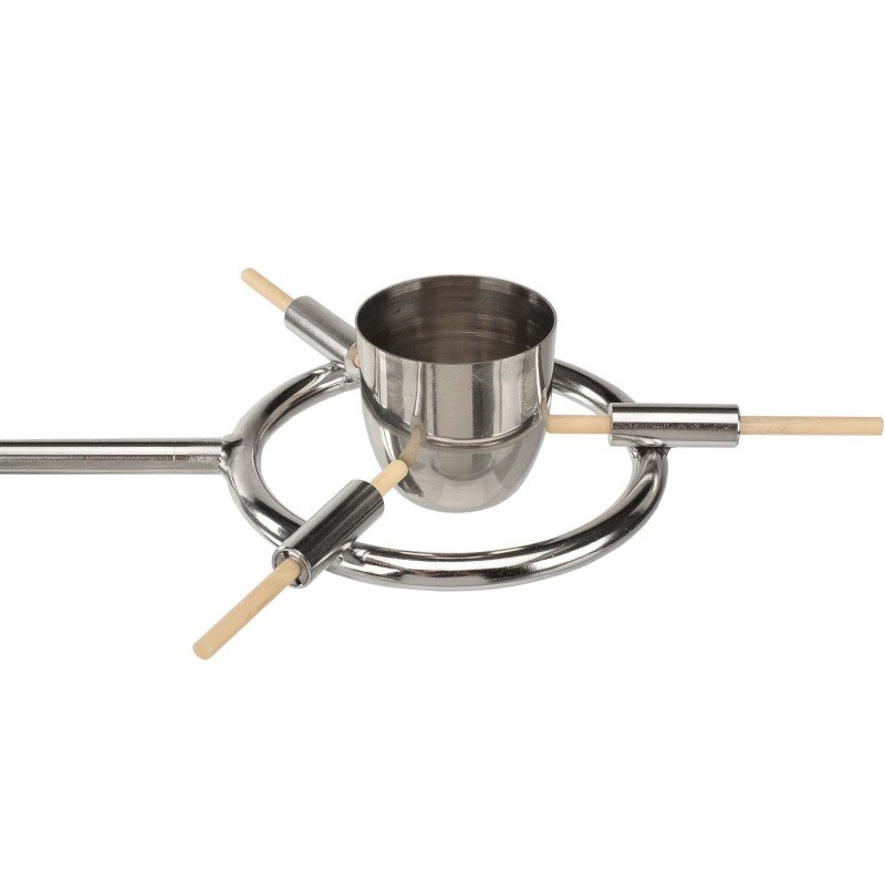 Socle statif et Tige | Anneau pour creuset avec tige céramique Degussit Bochem | BOC-5505 Socle statif et Tige | Anneau pour creuset avec tige céramique Degussit Bochem | BOC-5505