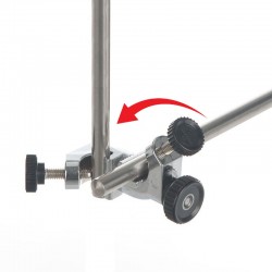 Noix de serrage | Noix de serrage double tournante GIROFIX en aluminium angle 0° à 360° Bochem | BOC-5651