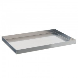 Plateau de laboratoire | Plateau rectangulaire bords droits inox 4 tailles Bochem | BOC-8480_1
