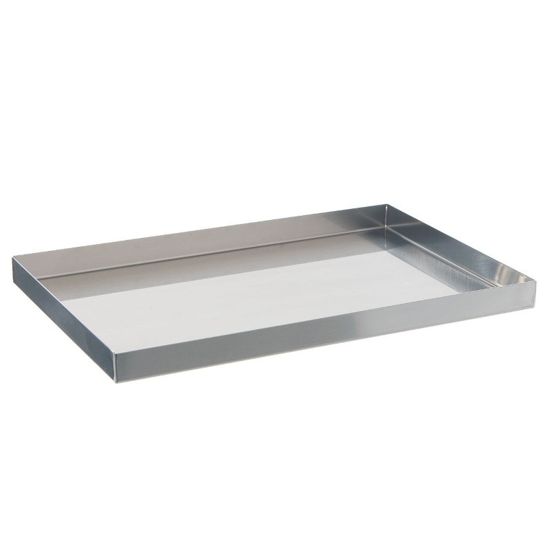 Plateau de laboratoire | Plateau rectangulaire bords droits inox 4 tailles Bochem | BOC-8480_1
