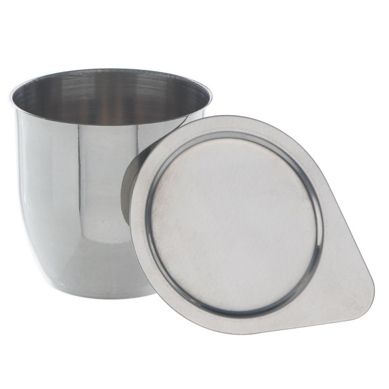 Creuset de laboratoire | Creuset nickel épaisseur 0.5 mm de 5 à 270 ml Bochem | BOC-8100_1