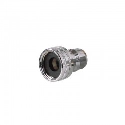 Raccord rapide laiton NITO | Adaptateur NITO 5361AA3 laiton chromé 1/2" x 3/4" BPS femelle | NIT-5361AA3