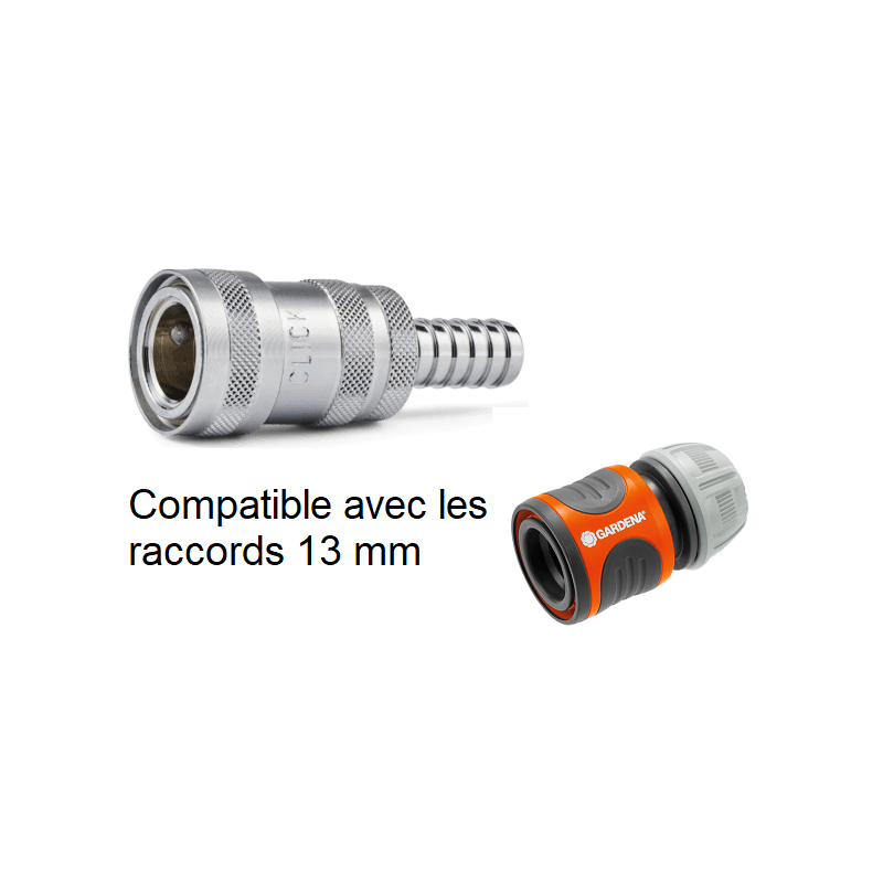 Raccord rapide d'arrosage laiton | Raccord rapide arrossage laiton chromé NITO 5953SA3 avec stop 1/2" x embout 1/2" | AK5953SA3 Raccord rapide d'arrosage laiton | Raccord rapide arrossage laiton chromé NITO 5953SA3 avec stop 1/2" x embout 1/2" | AK5953SA3