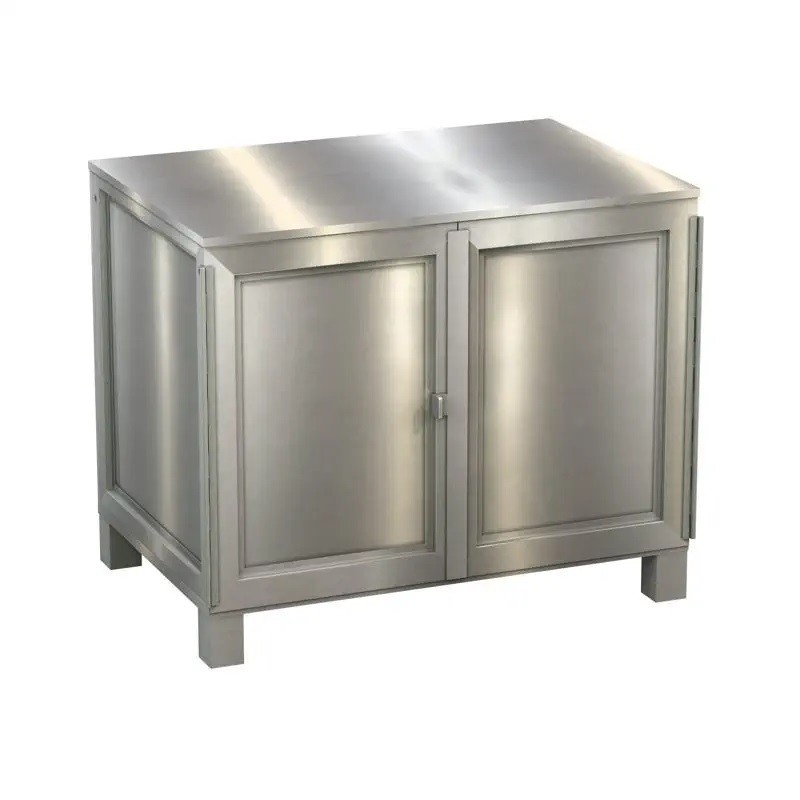Caisse palette aluminium | Caisse palette aluminium verrouillable à portes battantes 800Kg | BRO-7832Z02_1