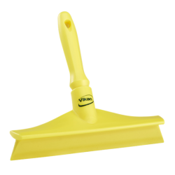 Raclette et support tampon | Vikan Raclette de table monolame ultra hygiénique avec mini manche 245 mm 8 couleurs 7125 | VIK-...