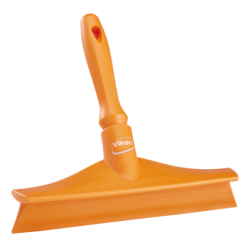 Raclette et support tampon | Vikan Raclette de table monolame ultra hygiénique avec mini manche 245 mm 8 couleurs 7125 | VIK-...