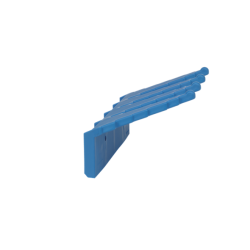 Support brosserie | Vikan Support fixation mural 240 mm 6 couleurs 0615 | VIK-06153_1