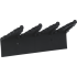 Vikan Support fixation mural 240 mm 6 couleurs 0615 : Couleur:Noir