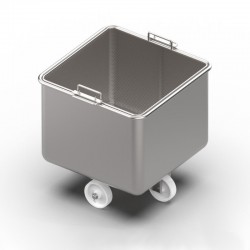 Cuve et Pétrin inox | Cuve Europe en inox avec panier 200 litres | BRO-3320200-442_1