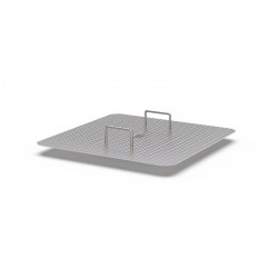 Cuve de transport inox | Cuve Europe 200 litres - inox 304 - avec insert et vanne de vidange