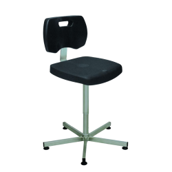 Siège Inox | Chaise Inox 316L assise et dossier polyuréthane Kango 750 mm | KAN-0005