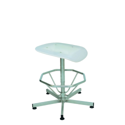 Siège Inox | Assis debout repose pieds Inox 316L assise en V-Korr 780 mm Kango | KAN-0044