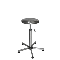 Siège Inox | Tabouret tout Inox assise ronde en inox Kango 760 mm | KAN-0802