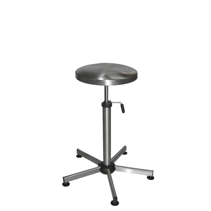 Siège Inox | Tabouret tout Inox assise ronde en inox Kango 760 mm | KAN-0802