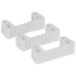 Vikan 3 clips caoutchouc de rechange pour les supports 1011x et 1013x 6 couleurs 10023 : Couleur:W - blanc