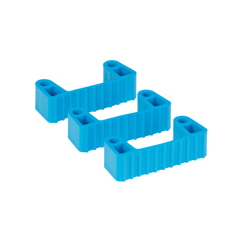 Support brosserie | Vikan 3 clips caoutchouc de rechange pour les supports 1011x et 1013x 6 couleurs 10023 | VIK-10023