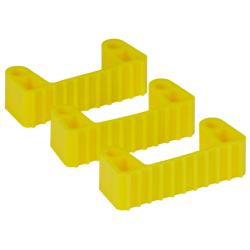 Support brosserie | Vikan 3 clips caoutchouc de rechange pour les supports 1011x et 1013x 6 couleurs 10023 | VIK-10023