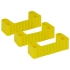 Vikan 3 clips caoutchouc de rechange pour les supports 1011x et 1013x 6 couleurs 10023 : Couleur:Y - jaune
