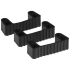 Vikan 3 clips caoutchouc de rechange pour les supports 1011x et 1013x 6 couleurs 10023 : Couleur:BLK - noir