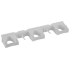Vikan Support Mural Hygiénique Hi-Flex 420 mm 6 couleurs 10113 : Couleur:W - blanc