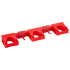 Vikan Support Mural Hygiénique Hi-Flex 420 mm 6 couleurs 10113 : Couleur:R - rouge 