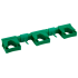 Vikan Support Mural Hygiénique Hi-Flex 420 mm 6 couleurs 10113 : Couleur:G- Vert
