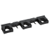 Vikan Support Mural Hygiénique Hi-Flex 420 mm 6 couleurs 10113 : Couleur:BLK - noir