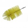 Écouvillon goupillon dur en fil torsadé Diamètre 80 mm fibres 0.50 mm 5 couleurs : Couleur:jaune