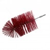 Écouvillon goupillon dur en fil torsadé Diamètre 80 mm fibres 0.50 mm 5 couleurs : Couleur:Rouge