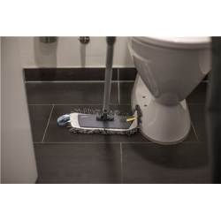 Nettoyage collectivité  | Vikan Lavage humide 47 Dark auto-agrippant 25 cm Grise 548529 | VIK-548529