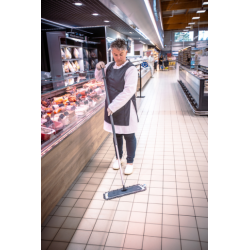 Nettoyage collectivité  | Vikan Lavage humide 47 Dark auto-agrippant 40 cm Grise 548549 | VIK-548549