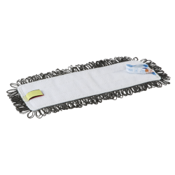 Nettoyage collectivité  | Vikan Lavage humide 42 Dark mop microfibre auto-agrippante 25 cm Grise 549529 | VIK-549529