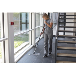 Nettoyage collectivité  | Vikan Lavage humide 43 auto-agrippant 40 cm Grise 549640 | VIK-549640