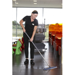 Nettoyage collectivité  | Vikan Lavage humide 43 auto-agrippant 40 cm Bleu 549643 | VIK-549643