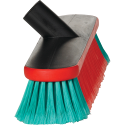 Nettoyage Transport et Industrie | Vikan Brosse ovale noire à passage d'eau 370 mm Souple/fleuré 475752 | VIK-475752