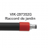 Vikan Manche télescopique en aluminium à passage d'eau et raccord rapide 1600 - 2780 mm Ø32 mm 297352Q : Raccord:Raccord de jardin Gardena