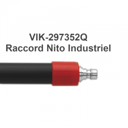 Nettoyage Transport et Industrie | Vikan Manche télescopique en aluminium à passage d'eau et raccord rapide 1600 - 2780 mm Ø3...