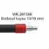 Vikan Manche télescopique en aluminium à passage d'eau et raccord rapide 1600 - 2780 mm Ø32 mm 297352Q : Raccord:Embout 13/19 mm