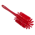 Vikan Brosse cylindrique avec manche moulé ø 90 mm moyenne/dur 5 couleurs 538190 : Couleur:Rouge