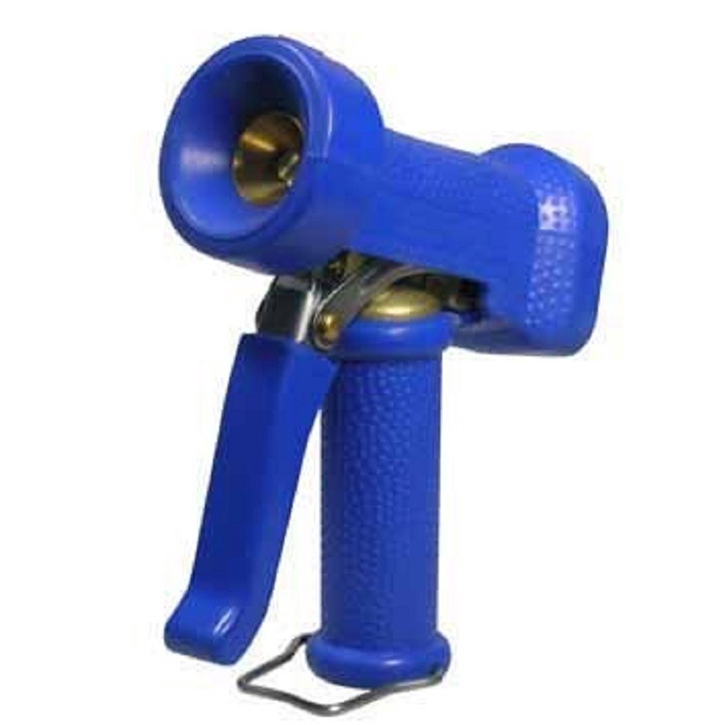 Pistolet de lavage laiton/inox | Pistolet de lavage Agroalimentaire levier et pousseur en inox 6 couleurs AKMN001 | AKMN001_1