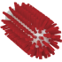 Vikan Brosse cylindrique moyenne ø 63 mm 6 couleurs 538063 : Couleur:Rouge