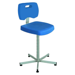 Siège Inox | Chaise Inox 316L assise et dossier polyuréthane Kango 750 mm | KAN-0035