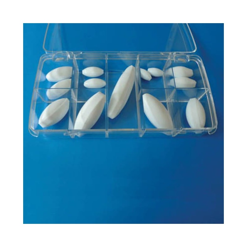 Barreau d'agitation magnétique | Set de barreaux d'agitation ovales en PTFE Cowie technology™ 13 pièces | COW-0013015