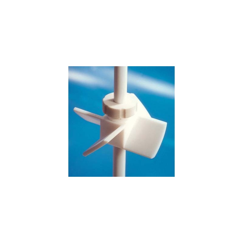 Tige d'agitation | Rotor d'agitation ajustable 4 lames de type incliné 45˚ métrique en PTFE Cowie technology™